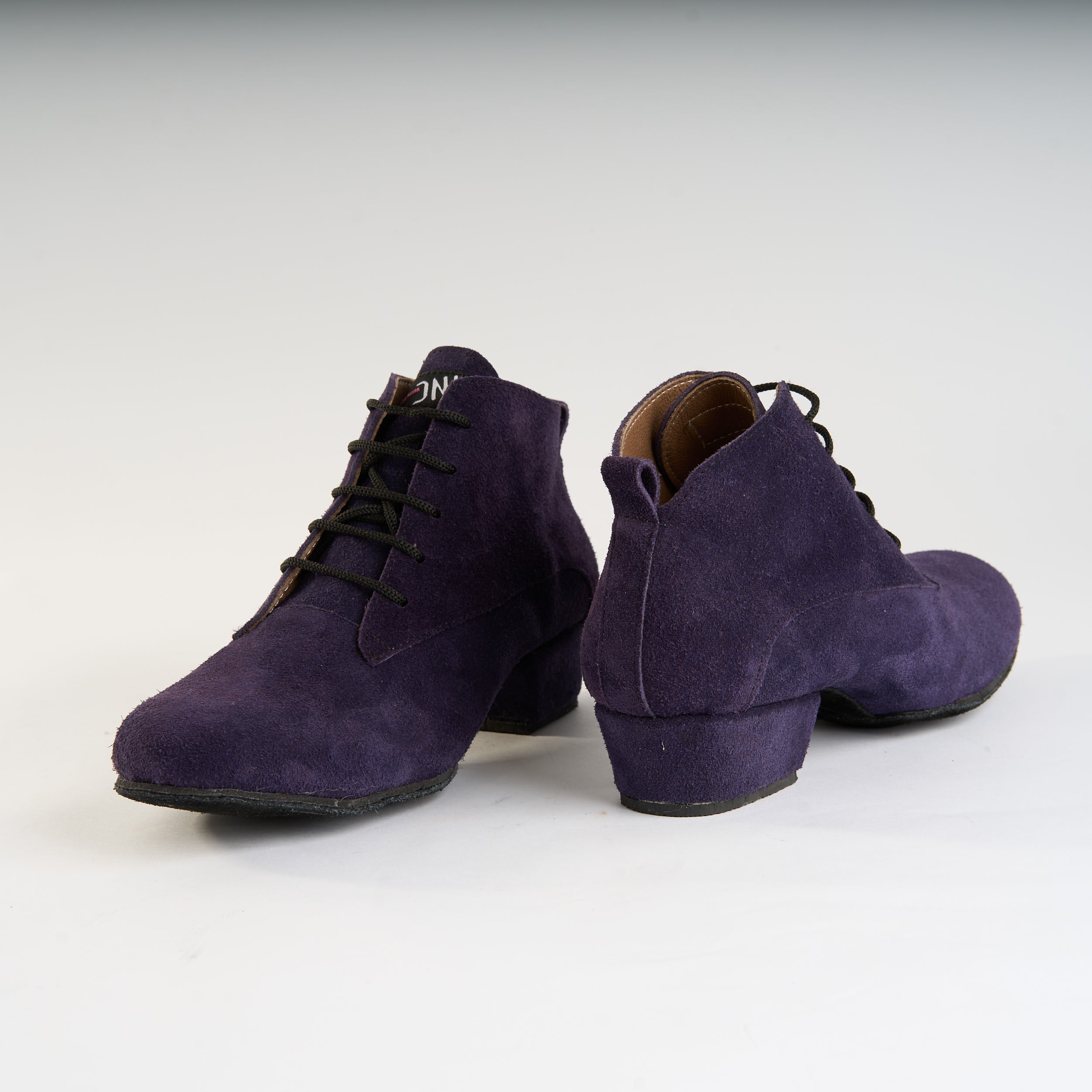 Velvet Violet Suede - Handmade Tango Trainers - Tita 9633