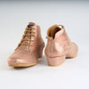 Genuine Metallic Pink Leather - Handmade Tango Trainers - Tita 9654