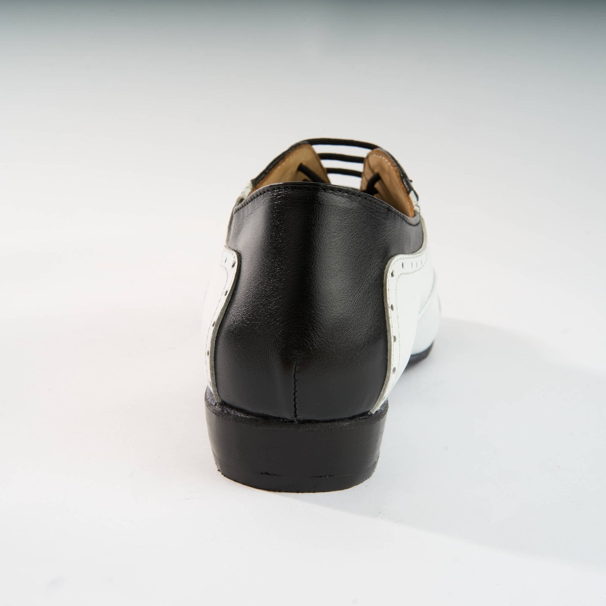 Black and White Genuine Leather - Handmade Tango Shoe - Clasico 1072 - DNI Tango Store