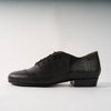 Black Crocodile Textured Leather - Handmade Shoes - Rock 3062 - DNI Tango Store