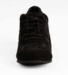 Black Suede & Mesh Tango Trainers – Genuine Leather – Rocio 8504 - DNI Tango Store