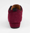 Bold Burgundy Suede & Black Accent - Men's Trainers - Arrabal 6040 - DNI Tango Store