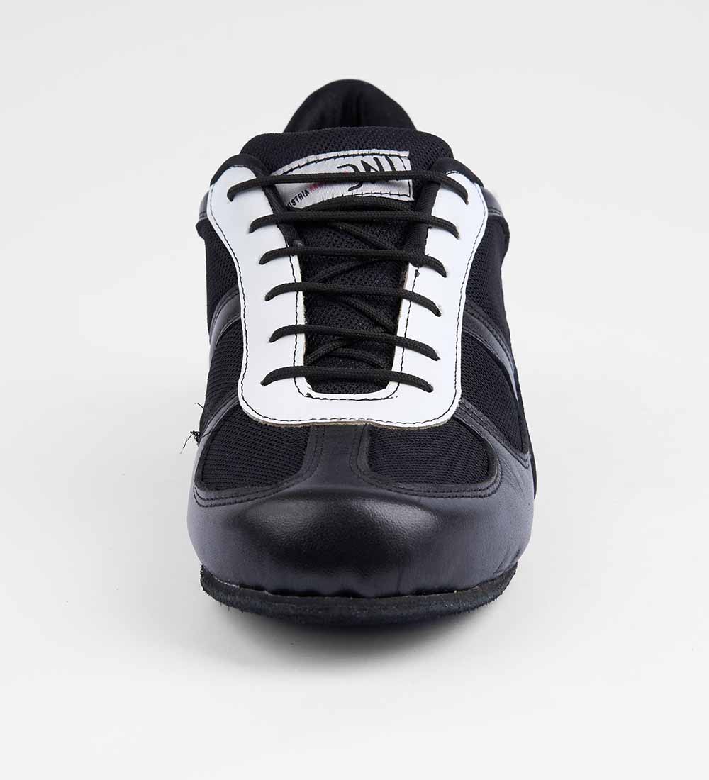 Bold Ebony & Ivory - Men's Handcrafted Tango Trainers - Adonis 6518 - DNI Tango Store