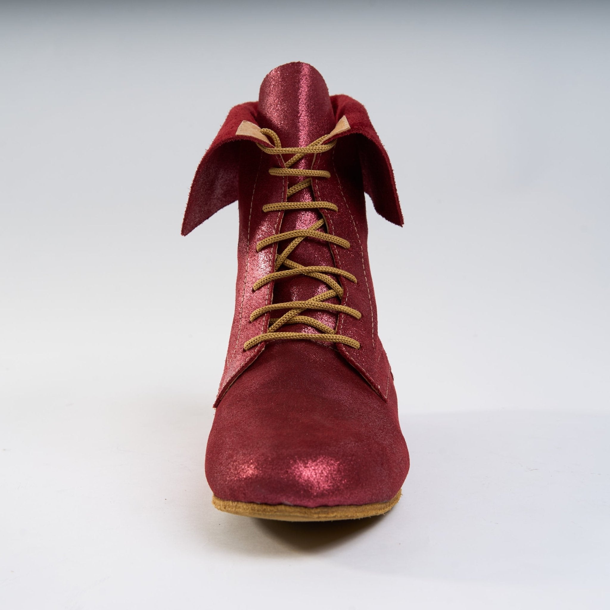 Burgundy Shimmer Leather - Handmade Tango Trainers - Solapa 9400 - DNI Tango Store