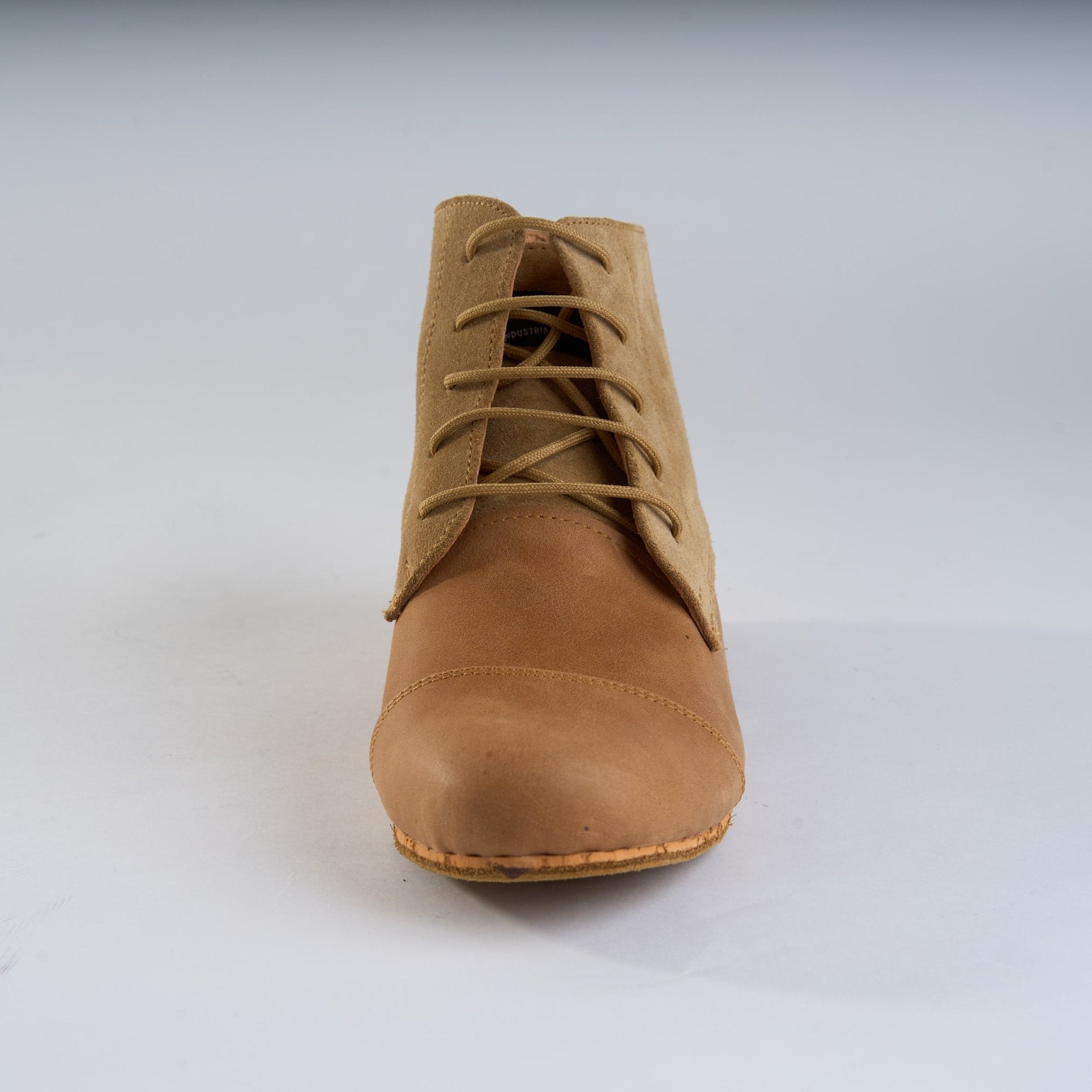 Camel Suede and Caramel Leather - Handmade Tango Trainers - Tita C 9301 - DNI Tango Store
