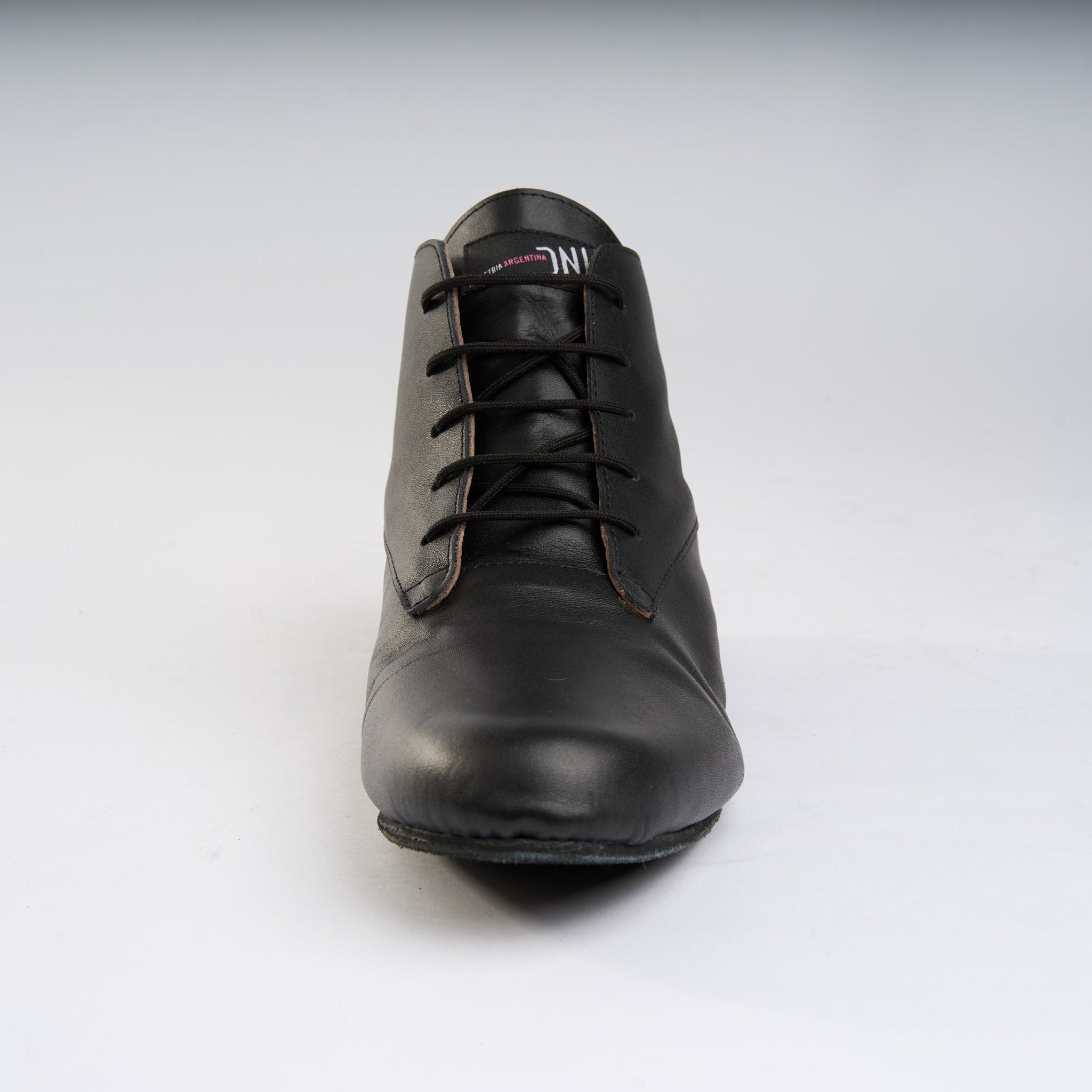 Classic Black Genuine Leather - Handmade Tango Trainers - Gonzalo 9521 - DNI Tango Store