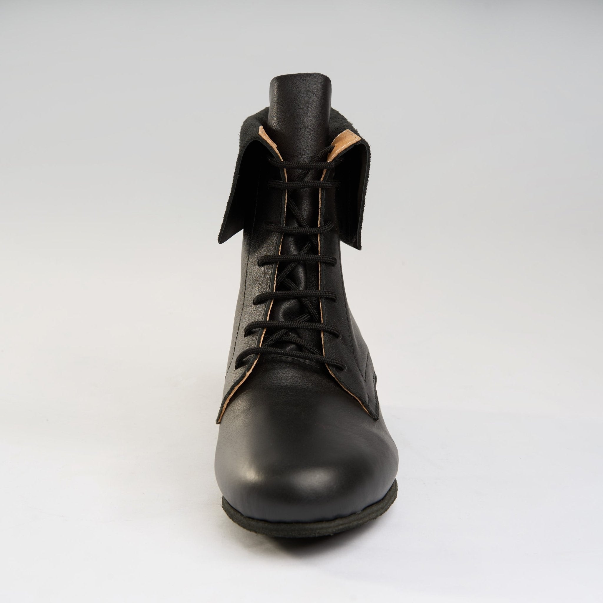 Classic Black Leather - Handmade Tango Trainers - Solapa 9403 - DNI Tango Store