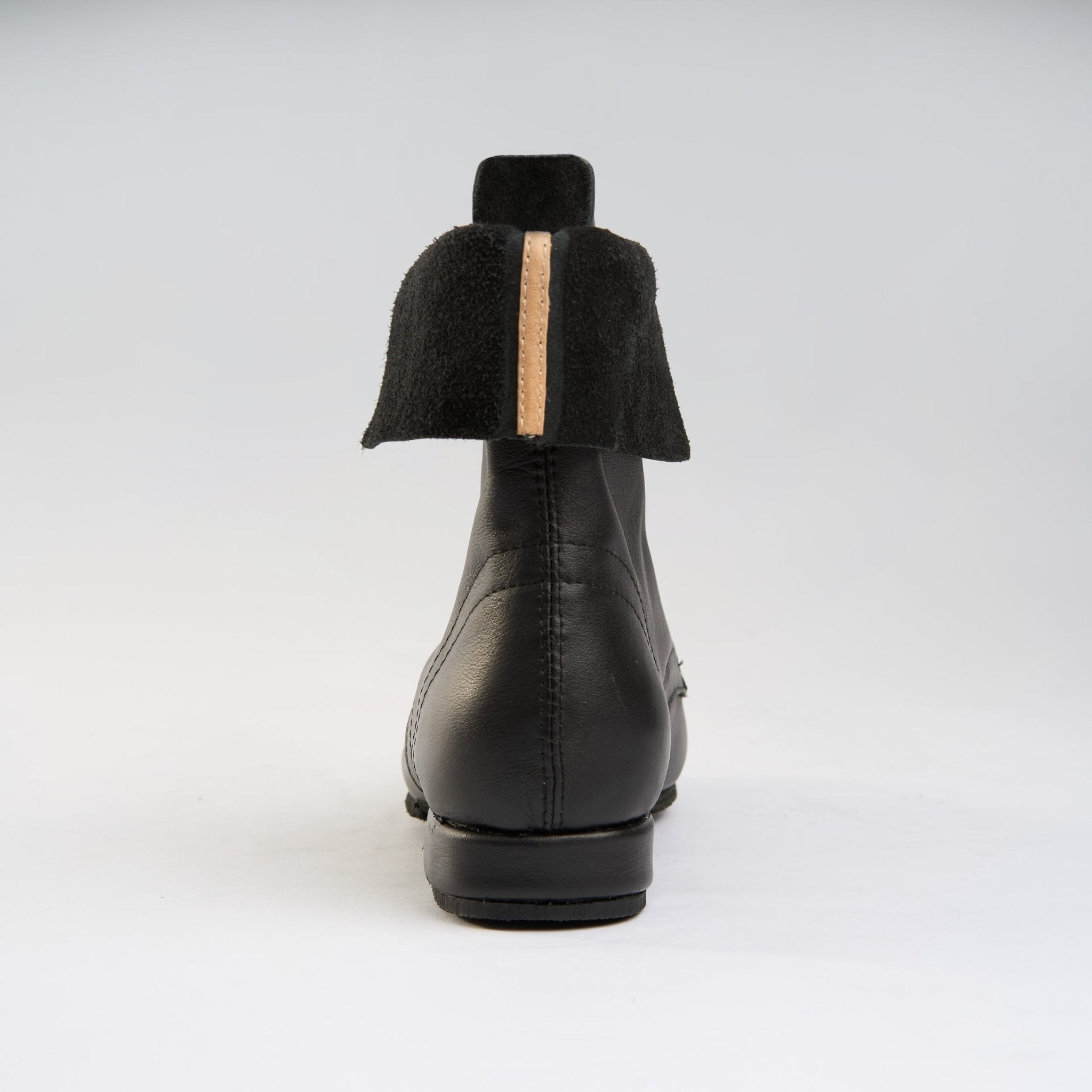 Classic Black Leather - Handmade Tango Trainers - Solapa 9403 - DNI Tango Store