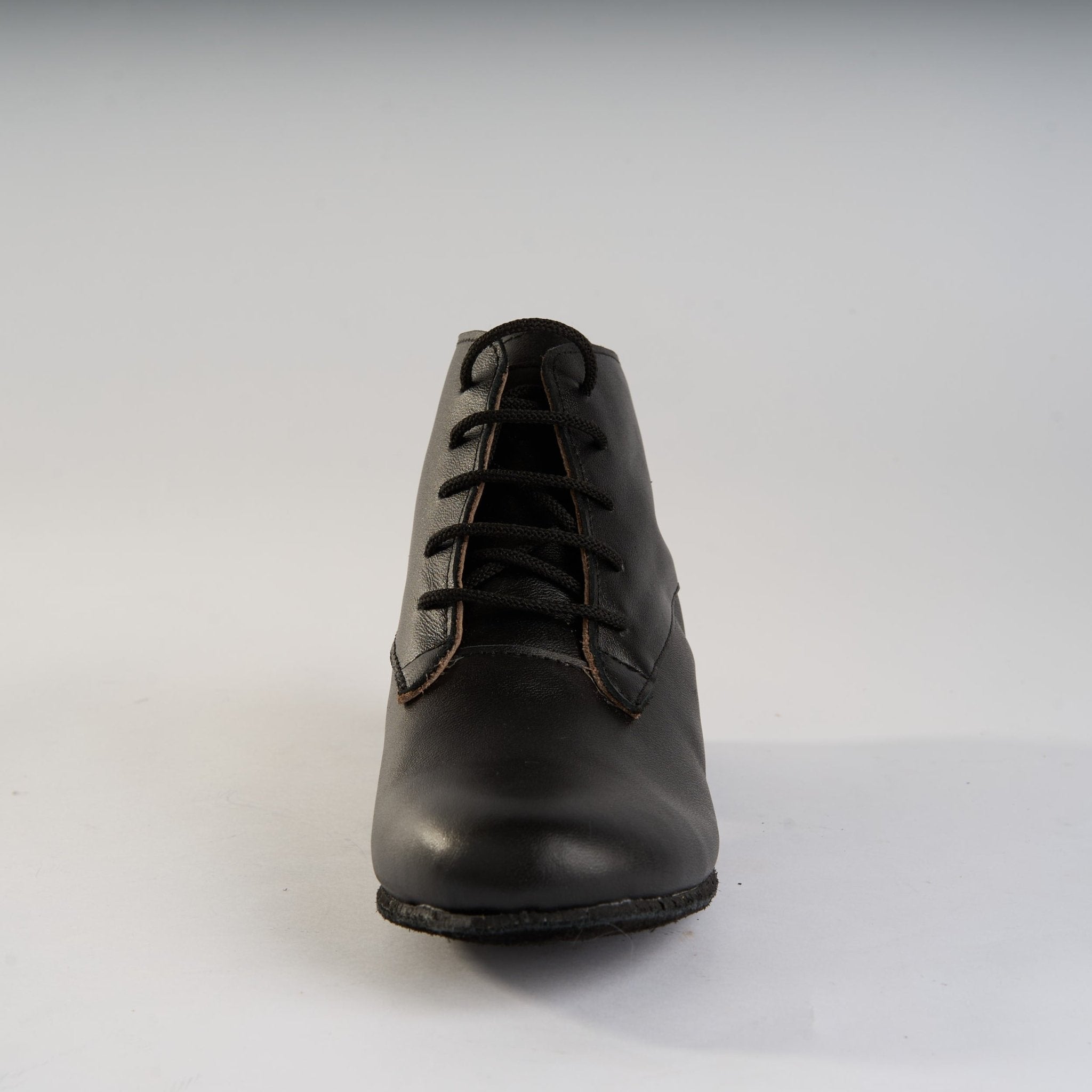 Classic Black Leather - Handmade Tango Trainers - Tita 9620 - DNI Tango Store