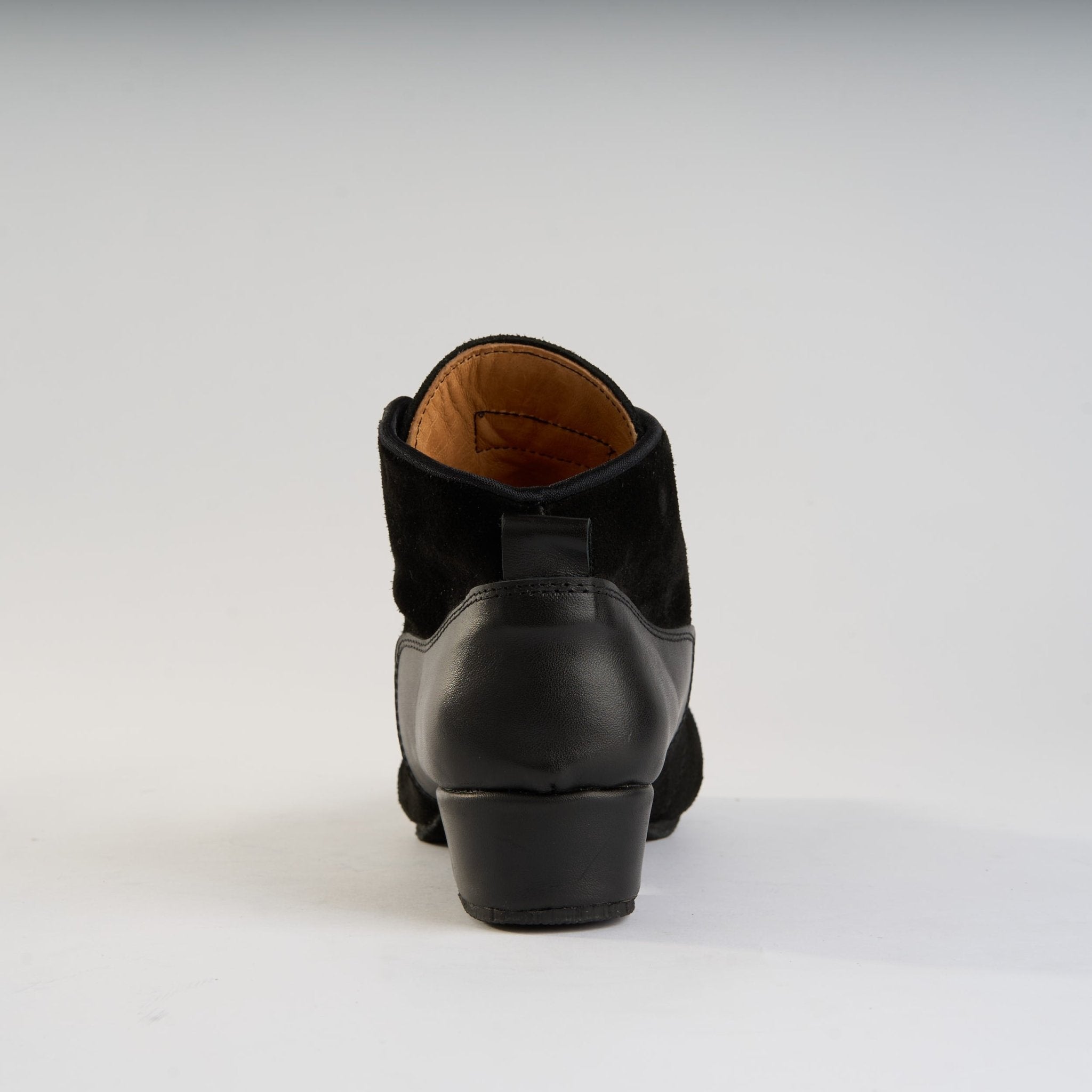 Classic Black Suede and Leather - Handmade Tango Trainers - Tita B 9805 - DNI Tango Store