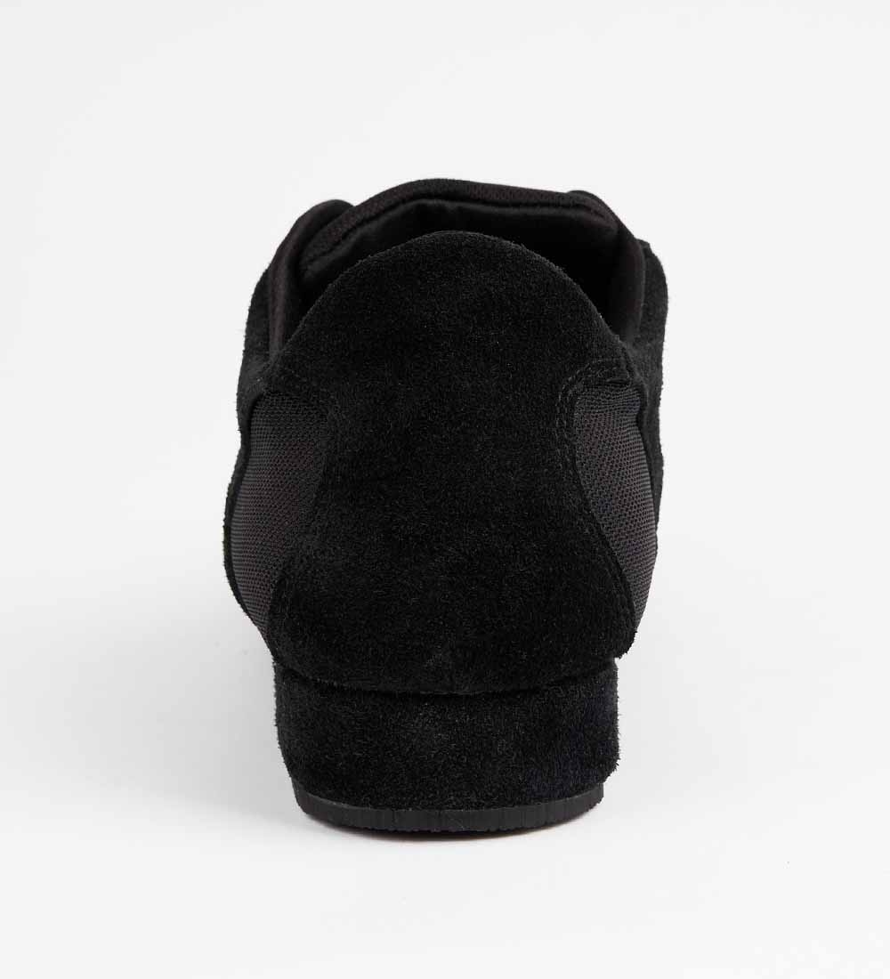 Classic Black Suede - Handmade Men's Tango Trainers - Adonis 6505 - DNI Tango Store