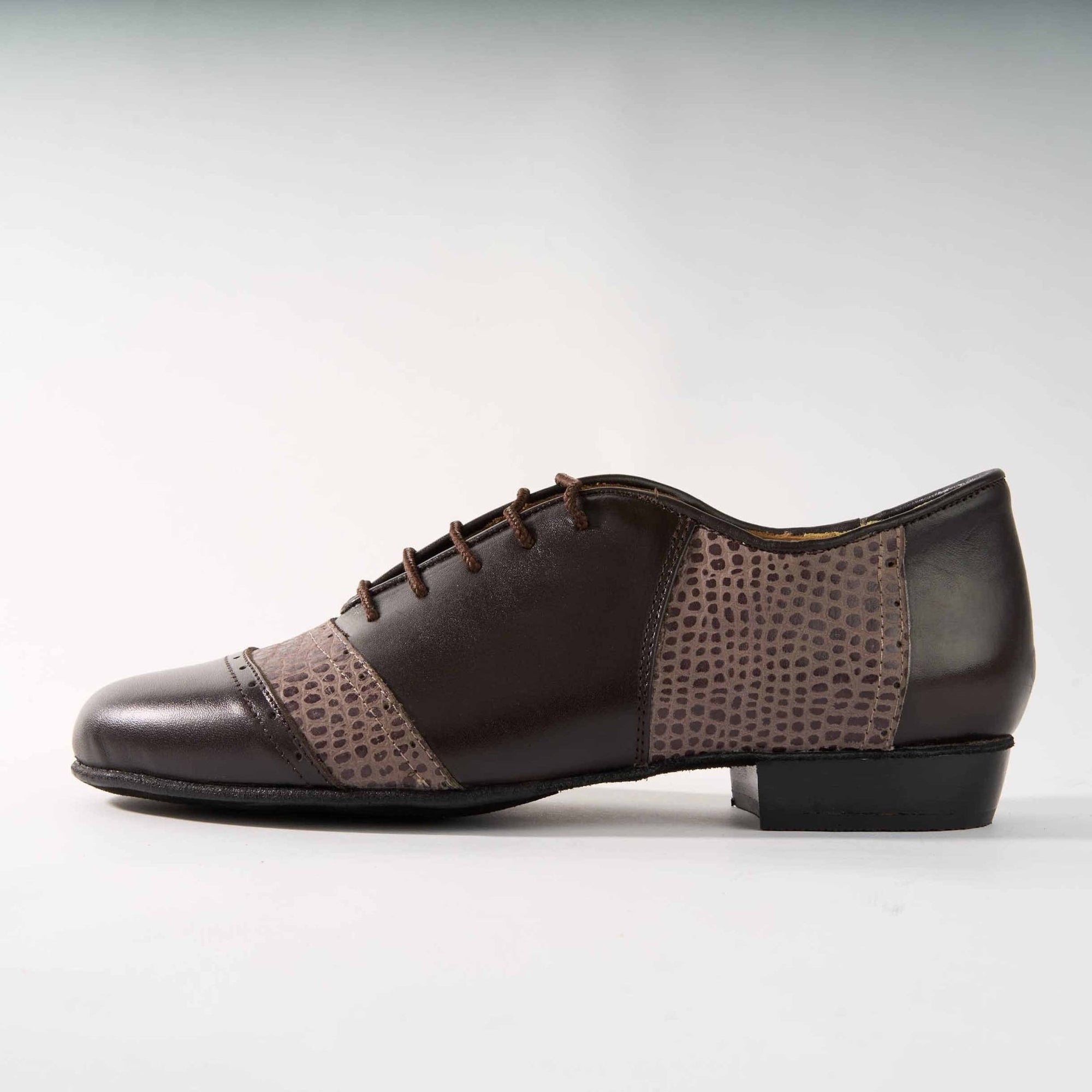 Dark Brown with Light Brown - Handmade Shoes - Rock 3063 DNI Tango Store Dark Brown with Light Brown - Handmade Shoes - Rock 3063 DNI Tango Store