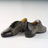 Distressed Black Leather - Handmade Tango Shoe - Clasico - 1070 - DNI Tango Store