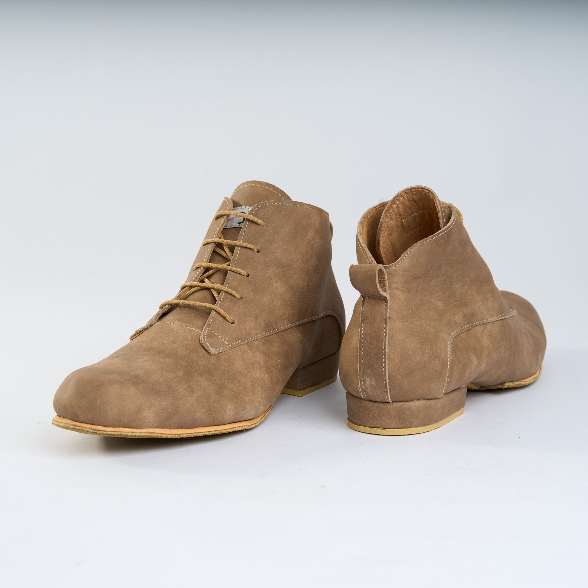 Elegant Light Brown - Handmade Tango Trainers - Gonzalo 9512 - DNI Tango Store
