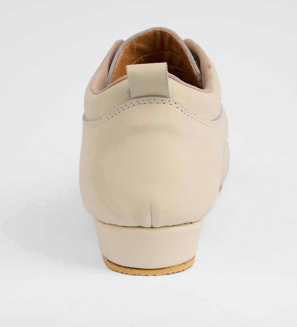 Elegant Monotone Cream - Handmade Trainers - Arrabal 6038 - DNI Tango Store