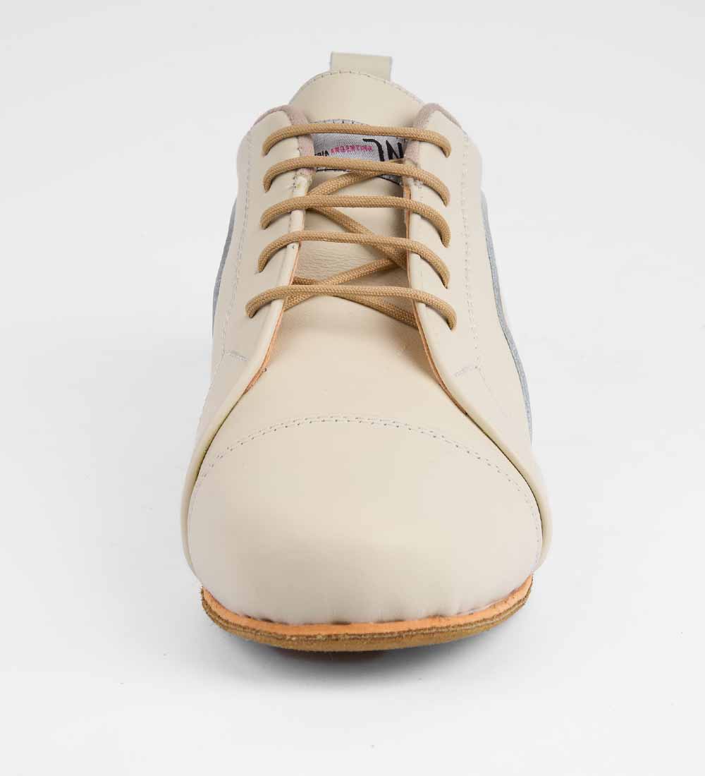Elegant Monotone Cream - Handmade Trainers - Arrabal 6038 - DNI Tango Store