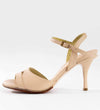 Elegant Nude Leather - Handmade Tango Shoe - Dana 4202 - DNI Tango Store