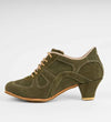 Forrest Green Suede - Handmade Practice Trainers – Rocio 8587 - DNI Tango Store