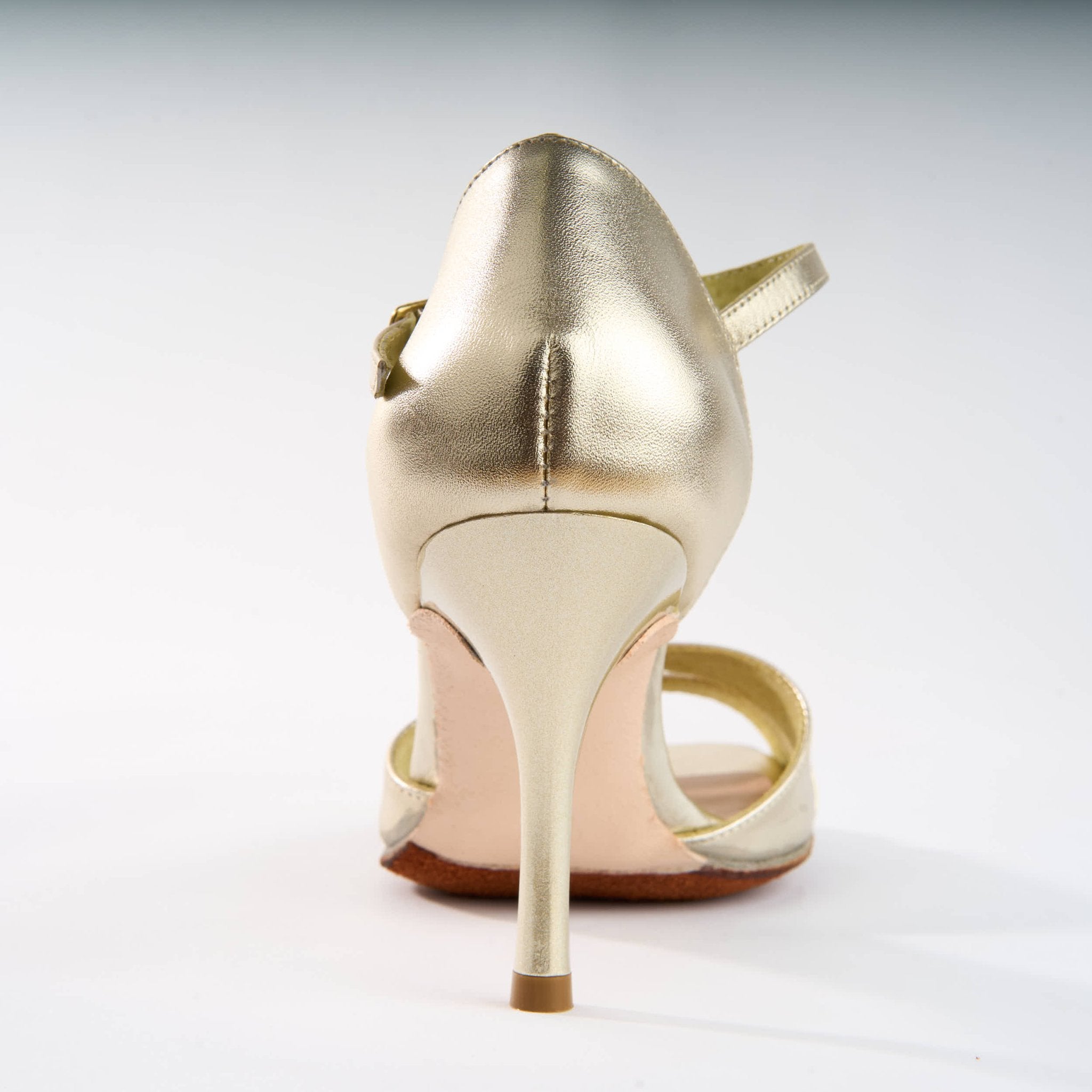 Gold Genuine Leather - Handmade Tango Shoes - Dana 4178 - DNI Tango Store