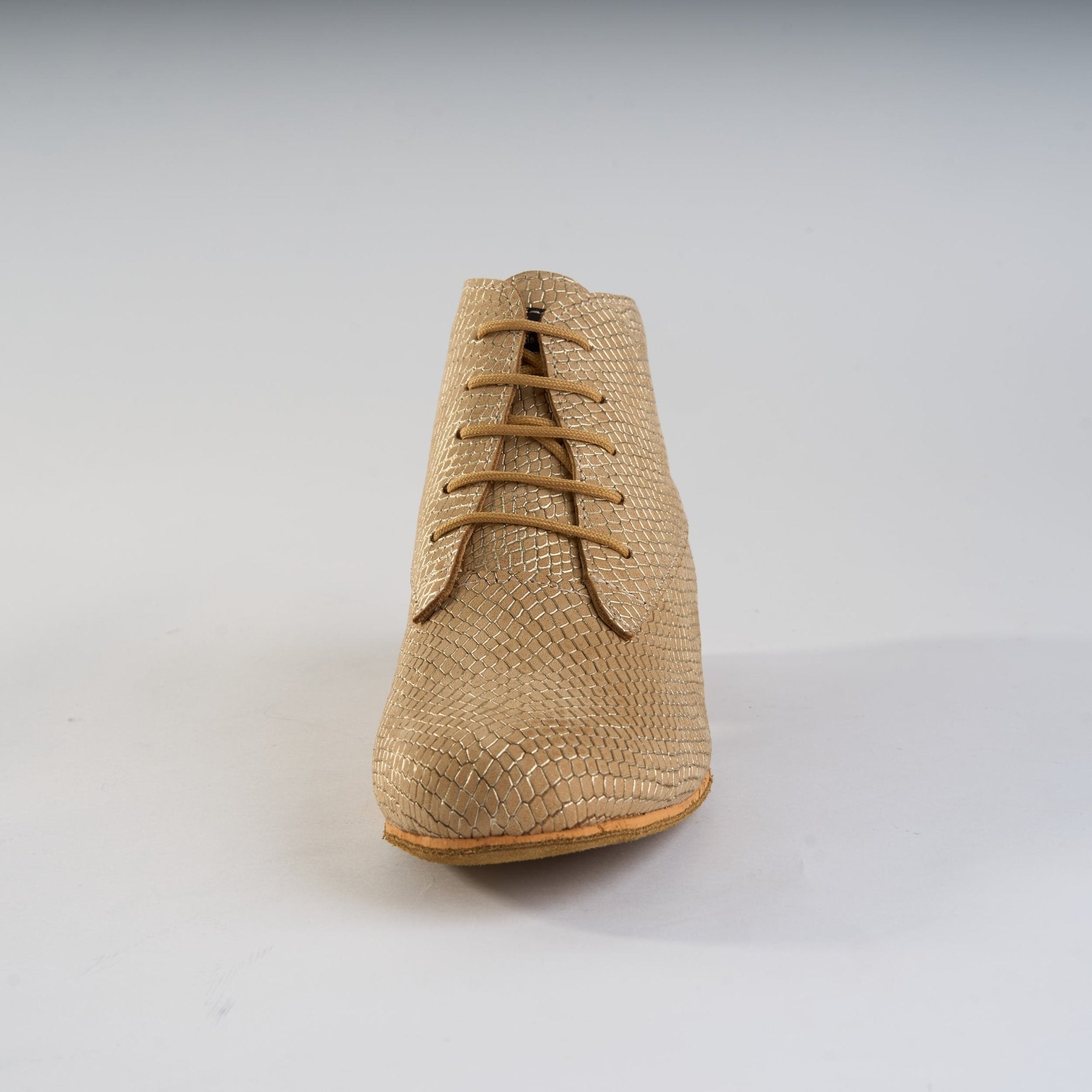 Golden Snake Textured - Handmade Tango Trainers - Tita 9648 - DNI Tango Store