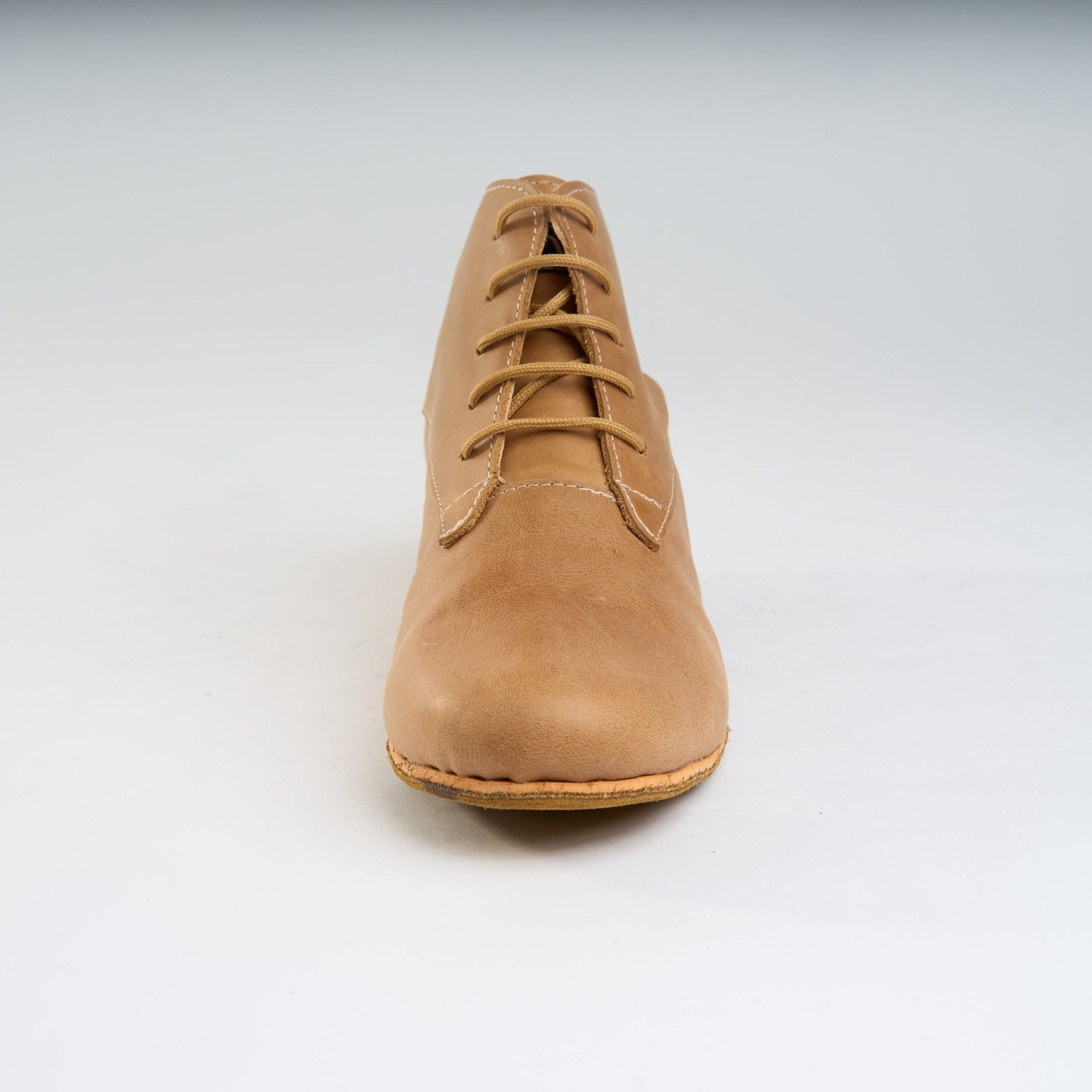 Lightly Tanned Genuine Leather - Handmade Tango Trainers - Tita 9601 - DNI Tango Store