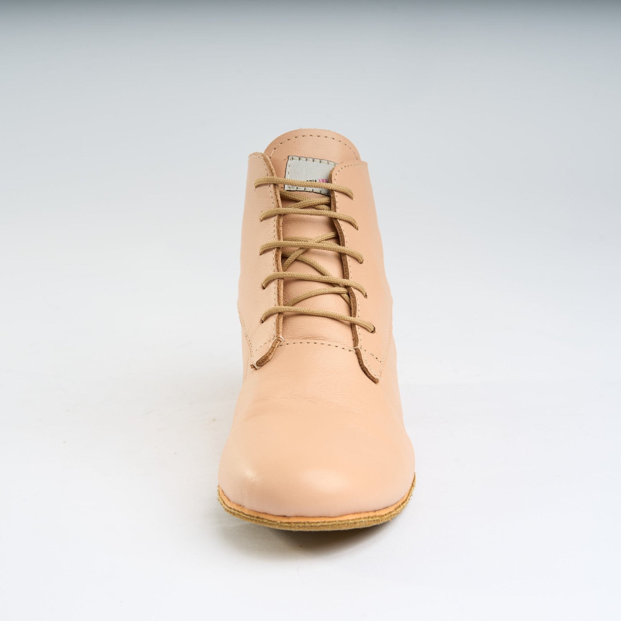 Peach Latte Leather - Handmade Tango Trainers - Tita 9602 - DNI Tango Store