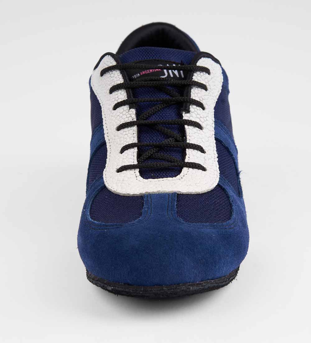 Refreshing Sapphire & White Snow Premium Leather - Adonis 6519 - DNI Tango Store