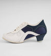 Reptile White & Blue Leather – Tango Trainers – Rocio 8564 - DNI Tango Store