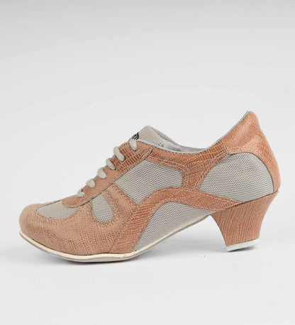 Rose Gray Tango Trainers – Lightweight & Flexible – Rocio 8551 - DNI Tango Store