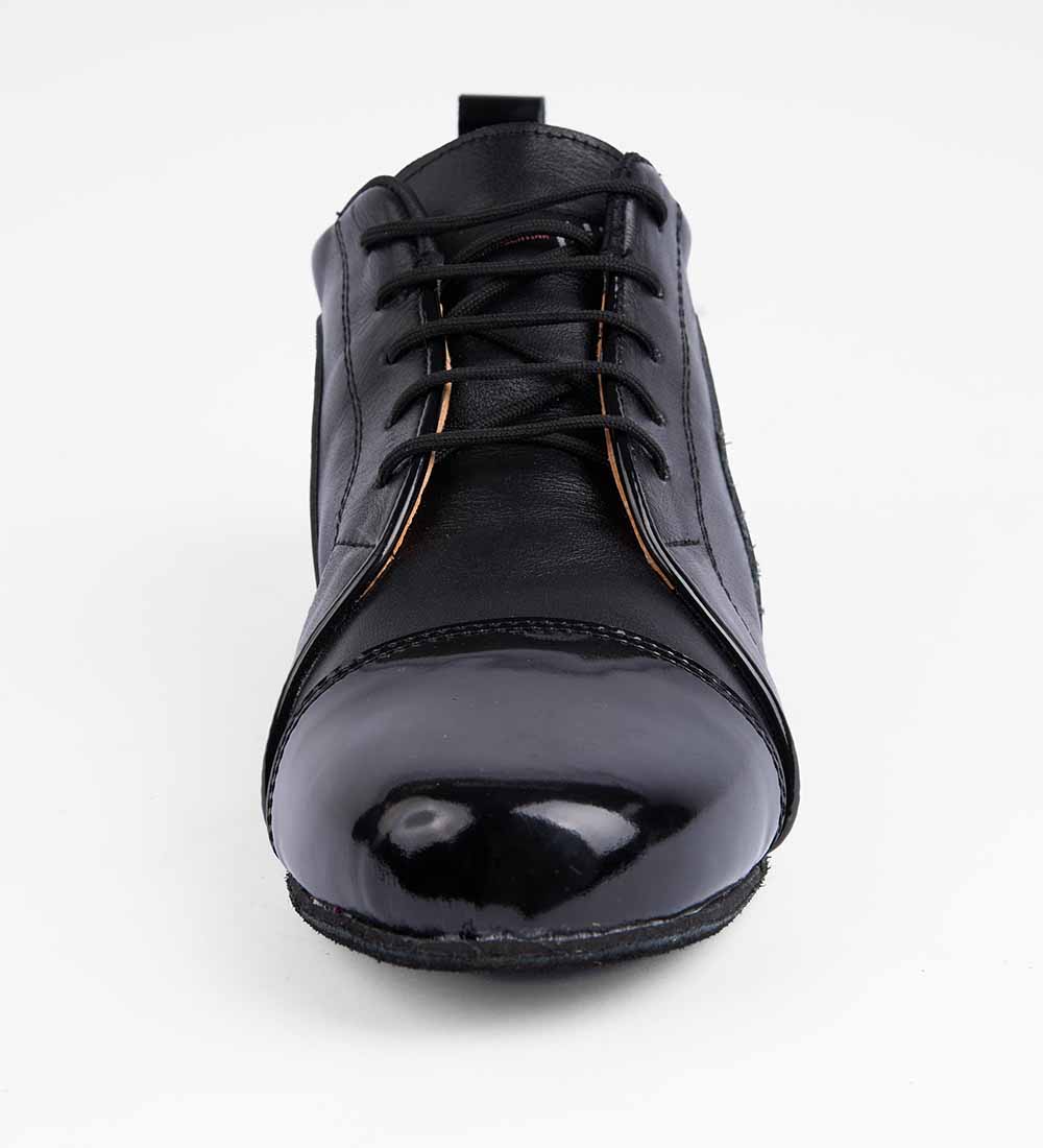 Sleek Black Patent & Leather – Practice Trainers - Arrabal 6033 - DNI Tango Store