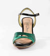 Speckled Green and Patent Black Leather - Handmade Tango Shoe - Dana 4200 - DNI Tango Store