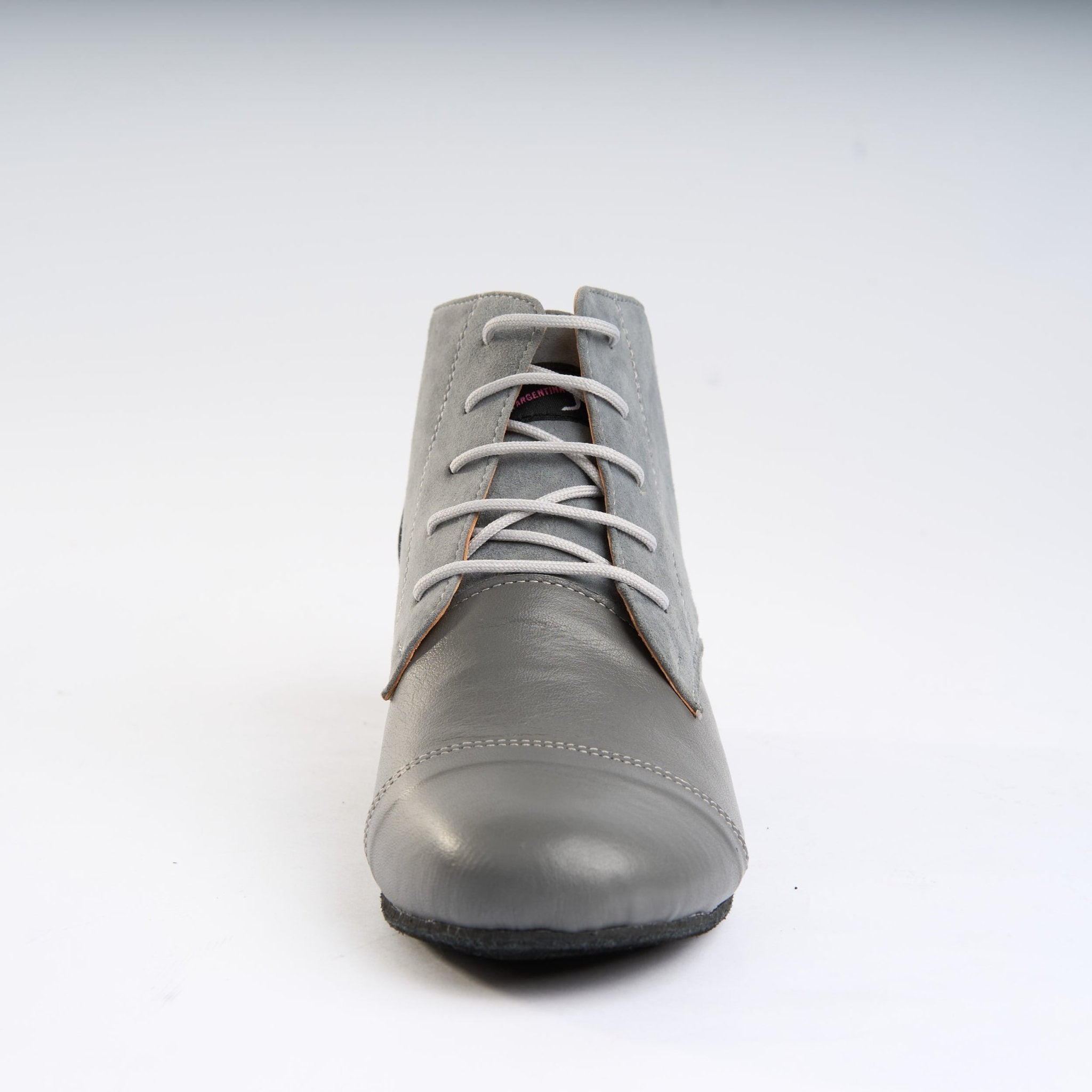 Subtle Grey Suede and Leather - Handmade Tango Trainers - Tita C 9300 - DNI Tango Store