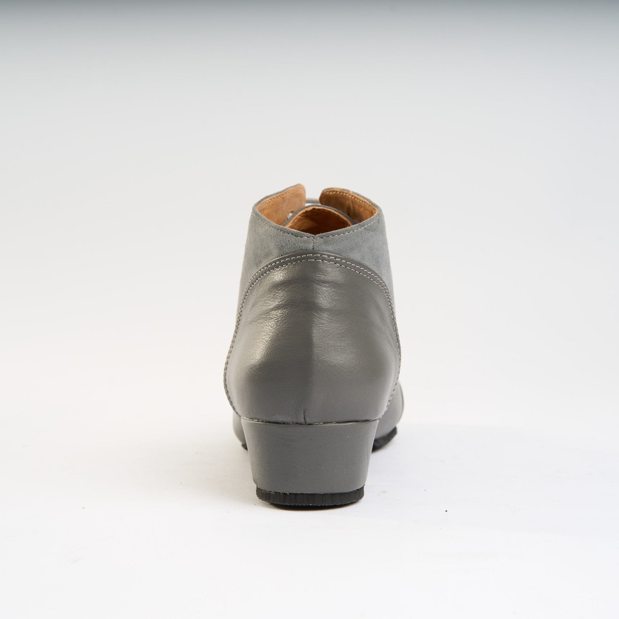 Subtle Grey Suede and Leather - Handmade Tango Trainers - Tita C 9300 - DNI Tango Store