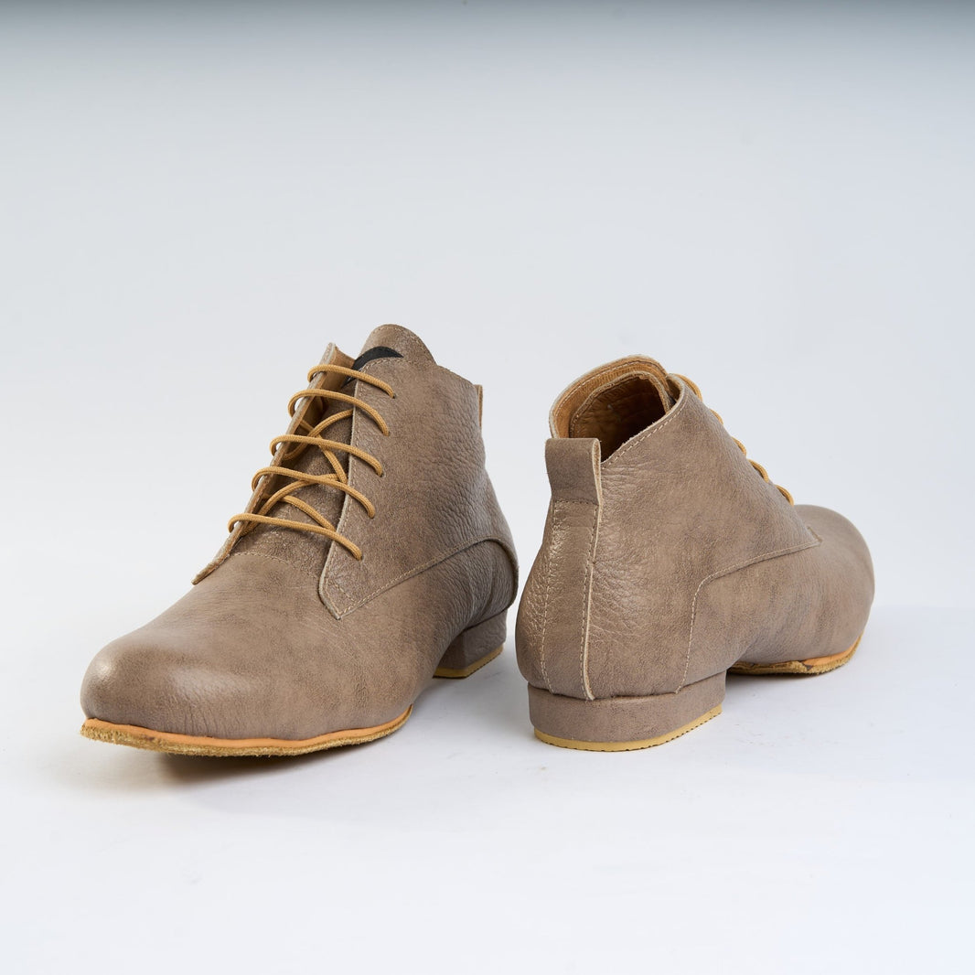 Textured Light Brown - Handmade Tango Trainers - Gonzalo 9520 - DNI Tango Store