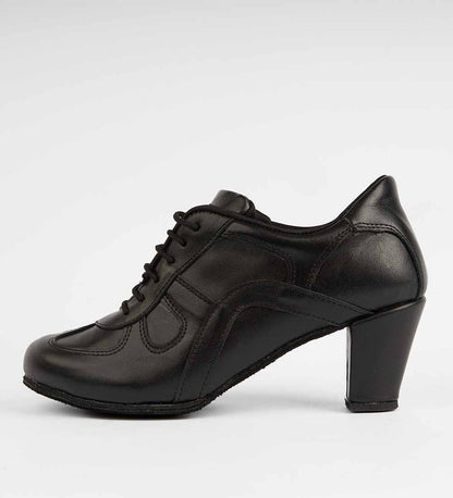 Timeless Black Tango Trainers – Premium Leather – Rocio 8583 - DNI Tango Store