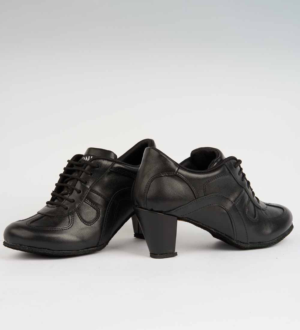 Timeless Black Tango Trainers – Premium Leather – Rocio 8583 - DNI Tango Store