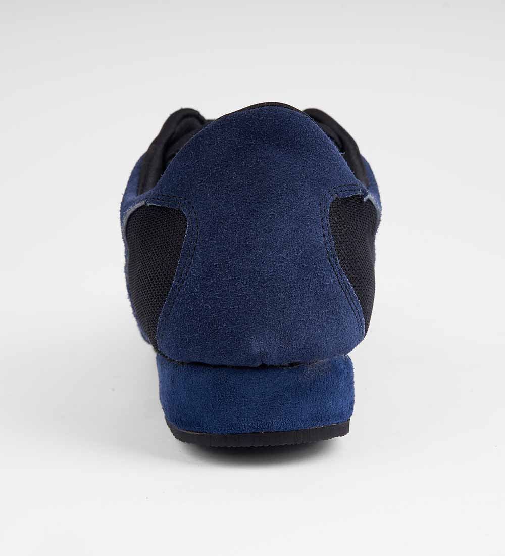 Vibrant Azure Suede - Handmade Men's Tango Trainers - Adonis 6502 - DNI Tango Store