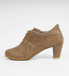 Vintage Taupe Leather - Tango Practice Trainers – Rocio 8577 - DNI Tango Store