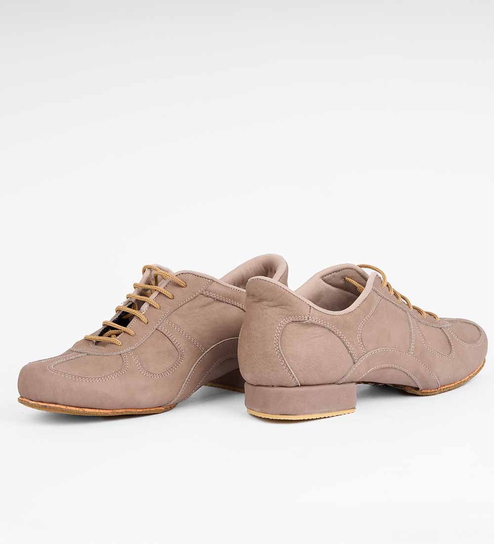 Warm Taupe Elegance - Premium Tango Trainers - Adonis 6521 - DNI Tango Store