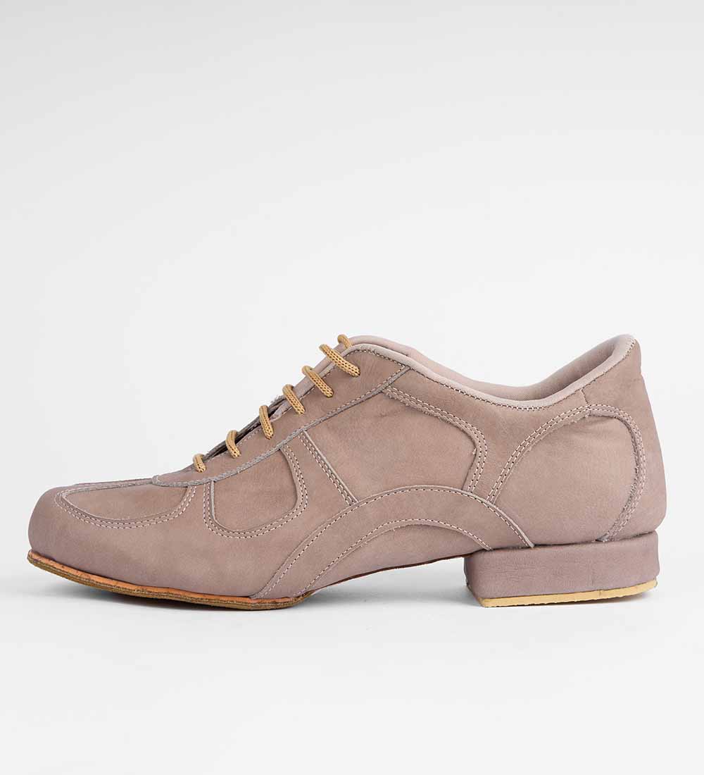 Warm Taupe Elegance - Premium Tango Trainers - Adonis 6521 - DNI Tango Store